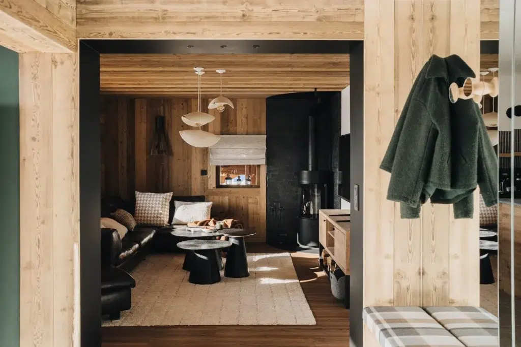 Rénovation d'un appartement Les Saisies - Salon